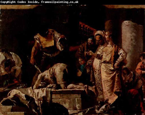 Giovanni Battista Tiepolo Die Enthauptung Johannes des Taufers